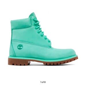 Timberland 50th Anniversary Women's Tiffany Green Boots. NWT in box. Size 7.5